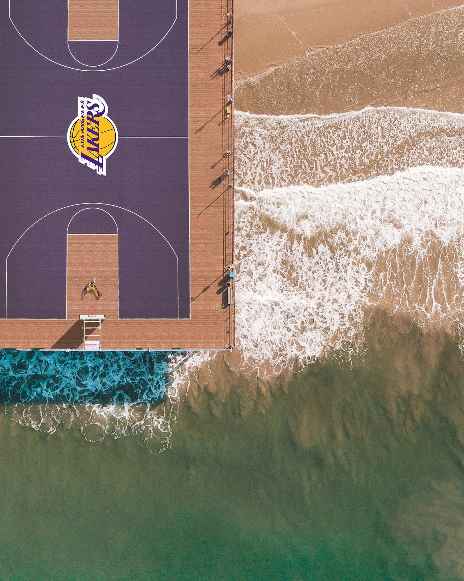 Hidden Courts: LA Lakers - Santa Monica Pier